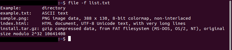 Testing a list of files from a text file