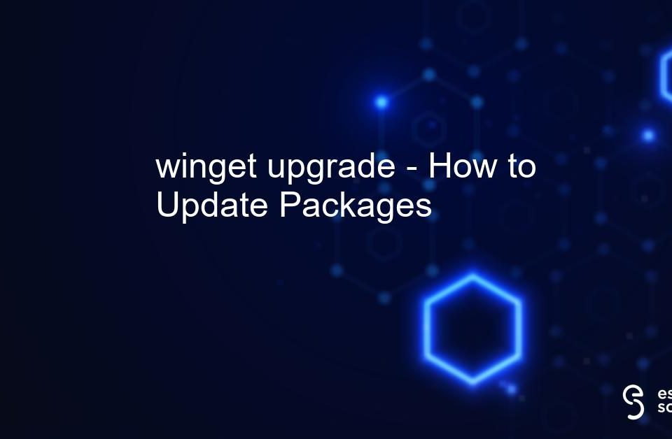 winget upgrade - How to Update Packages